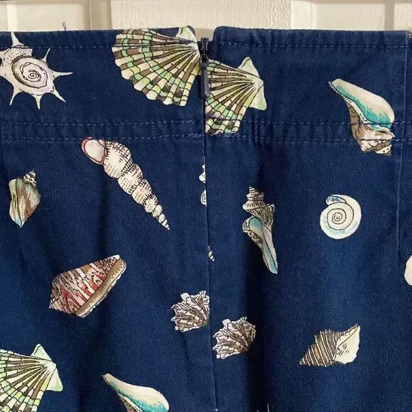 Talbots seashell print skirt size 8 - Picture 8 of 11